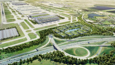 A CGI image of Heathrow's planned expansion to a third runway, which will make the airport the UK’s largest source of carbon emissions